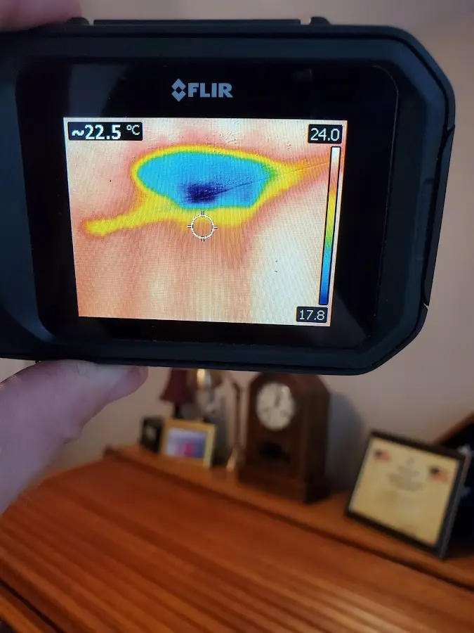 Thermal imaging inspection for water damage in Tellico Village